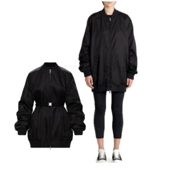 NWT Moncler Ruched Aldebaran Giubbotto Jacket Raincoat Bomber Coat TG 1 US S M - Picture 1 of 14